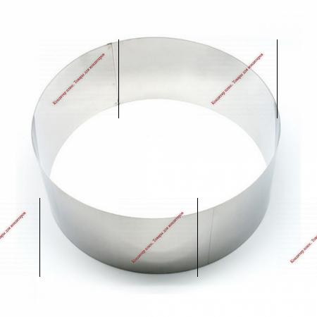 Форма для выпечки и выкладки "Круг", H-6,5, D-14 см - Кондитер плюс. Товары для кондитеров