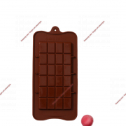 Форма для шоколада силиконовая «Шоколатье», 15 ячеек, 25×11,5×0,5 см, цвет шоколадный - Кондитер плюс. Товары для кондитеров 