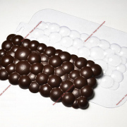 Форма для шоколада и конфет «Плитка Пузырьки», цвет прозрачный 7*15*1 - Кондитер плюс. Товары для кондитеров 