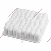 Форма для муссовых десертов и выпечки Доляна «Пузыри», 18,5×4,5 см, силикон, цвет белый - Кондитер плюс. Товары для кондитеров 
