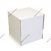 Коробка для торта, 30x30x30 см белая без окна - Кондитер плюс. Товары для кондитеров 