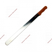 Нож для бисквита крупные зубцы, рабочая поверхность 30 см, деревянная ручка - Кондитер плюс. Товары для кондитеров 