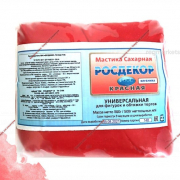 РОСДЕКОР / Мастика сахарная Красная, 500гр - Кондитер плюс. Товары для кондитеров 