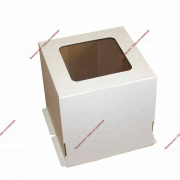 Коробка для торта, 35x35x35 см белая без окна - Кондитер плюс. Товары для кондитеров 