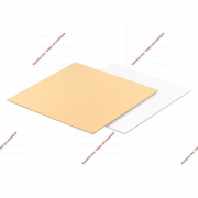 Подложка для торта квадратная Золото/Белая 30 см - Кондитер плюс. Товары для кондитеров 