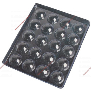 Форма для шоколада и конфет «Полусфера», 23,6×18,8 см, 20 ячеек (4×4×1,8 см) - Кондитер плюс. Товары для кондитеров 