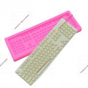 Молд Доляна «Клавиатура», 14,5×4,5×1 см, цвет розовый - Кондитер плюс. Товары для кондитеров 