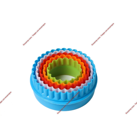 Набор форм для печенья Доляна «Волна», 5 шт, 10×10×3,5 см, цвет МИКС - Кондитер плюс. Товары для кондитеров 