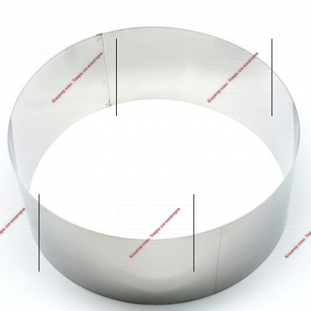 Форма для выпечки и выкладки круг Н-10 D-24 - Кондитер плюс. Товары для кондитеров 