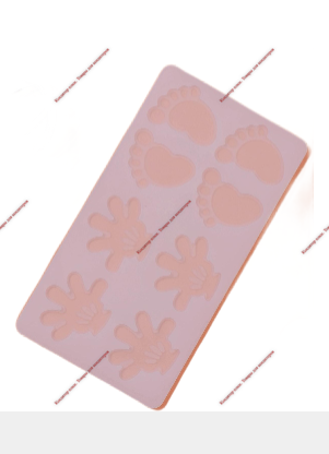 Силиконовый коврик для айсинга «Следопыт», 8 ячейки, 19×10,5×0,4 см, цвет прозрачный - Кондитер плюс. Товары для кондитеров 