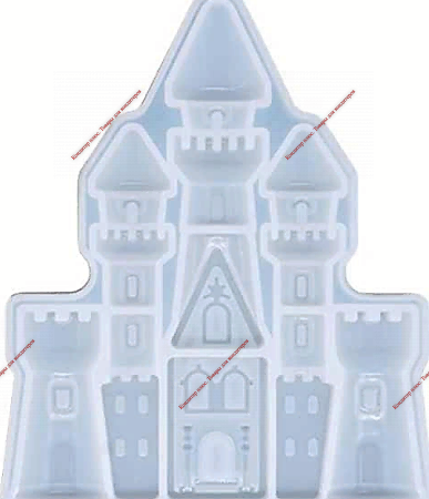 Молд Доляна «Сказочный замок», 15×12×2 см, - Кондитер плюс. Товары для кондитеров 